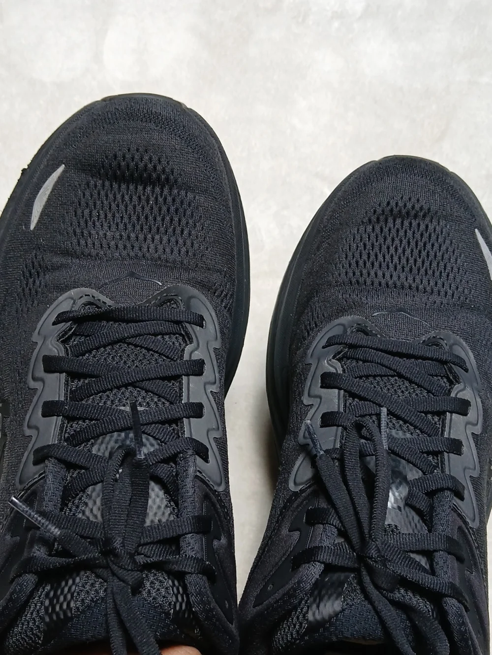 HOKA One One Bondi 9 Black Running Shoes Size 14D Mens